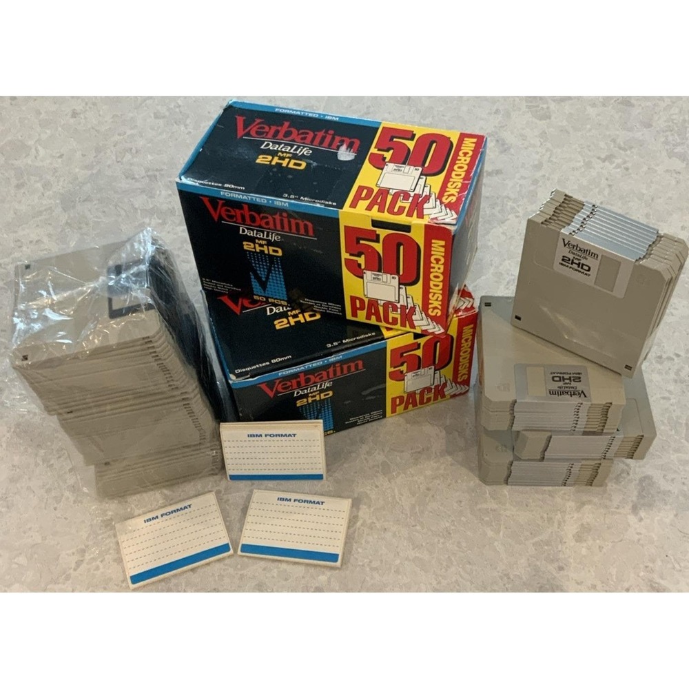 Verbatim Data life MF 2HD 3.5" Micro disks Double Shield High Density 83 Pc